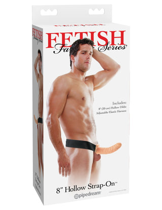 Pipedream - Fetish Fantasy Series - 8" Hollow Strap-On  - Light/Black