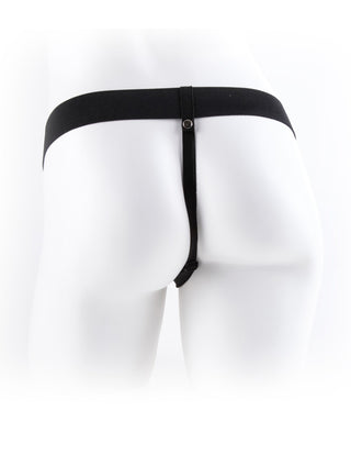 Pipedream - Fetish Fantasy Series - 9" Hollow Strap-On with Balls  - Light/Black