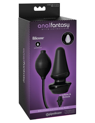 Pipedream - Anal Fantasy Collection - Inflatable Silicone Plug  - Black