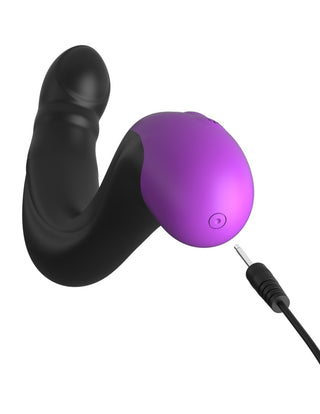 Pipedream - Anal Fantasy Elite - Hyper-Pulse P-Spot Massager - Black/ Purple