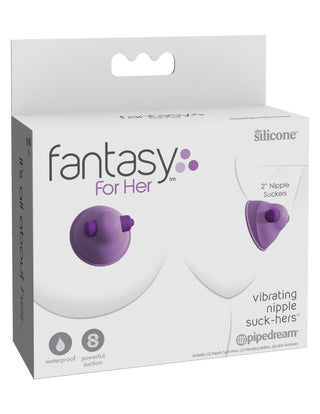 Pipedream - Fantasy For Her - Vibrating Nipple Suck-Hers  - Purple