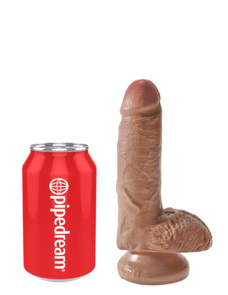 Pipedream - King Cock - 7" Cock with Balls  - Tan