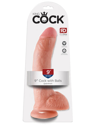 Pipedream - King Cock - 9" Cock with Balls  - Light