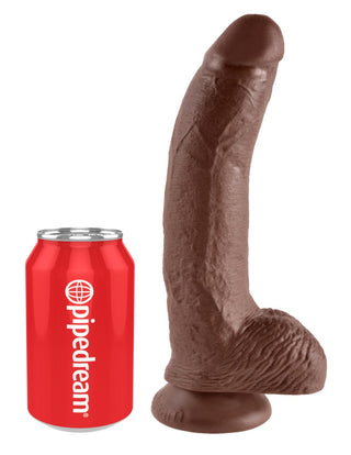 Pipedream - King Cock - 9" Cock with Balls  - Brown
