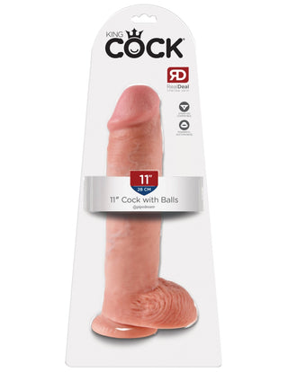 Pipedream - King Cock - 11" Cock with Balls  - Light