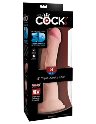 Pipedream - King Cock Plus  - 8" Triple Density Cock - Light