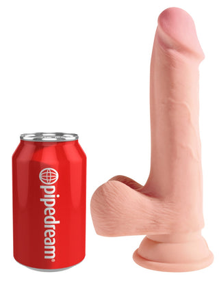 Pipedream - King Cock Plus - 7.5" Triple Density Cock with Balls - Light