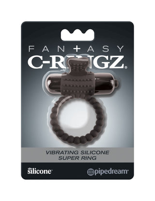 Pipedream - Fantasy C-Ringz  - Vibrating Silicone Super Ring  - Black