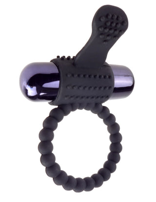 Pipedream - Fantasy C-Ringz  - Vibrating Silicone Super Ring  - Black