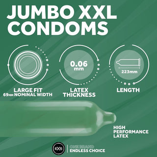 Preservativi XXL EXS Jumbo