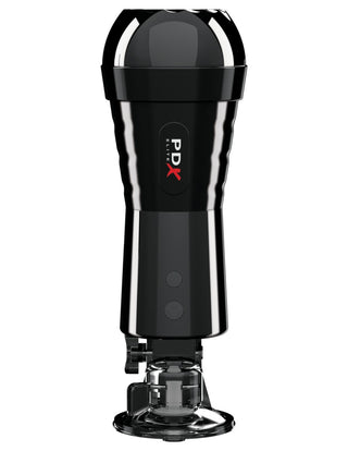 Pipedream - PDX Elite - Cock Compressor Vibrating Stroker   - Light/Black
