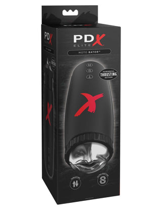 Pipedream - PDX Elite - Moto-Bator  - Clear/Black