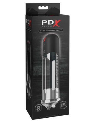 Pipedream - PDX Elite - Blowjob Power Pump  - Clear/Black