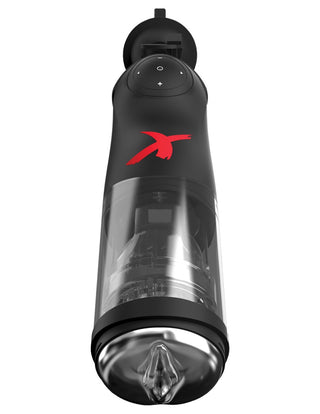 Pipedream - PDX Elite - Deluxe Mega-Bator  - Clear/Black