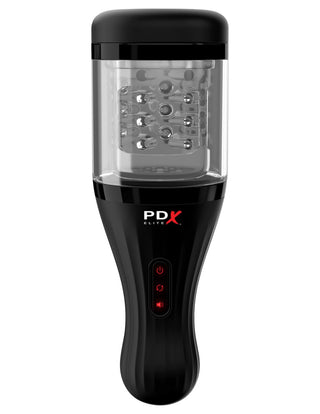 Pipedream - PDX Elite - Talk Dirty Rotobator  - Clear/Black