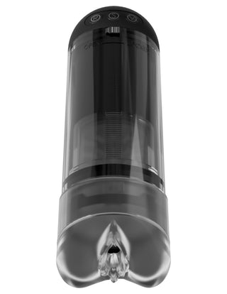 Pipedream - PDX Elite - Extender Pro Vibrating Pump  - Clear/Black