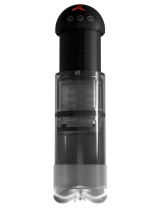 Pipedream - PDX Elite - Extender Pro Vibrating Pump  - Clear/Black