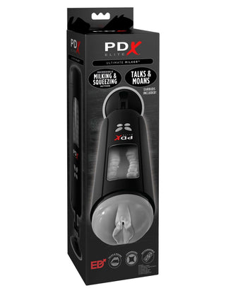 Pipedream - PDX Elite - Ultimate Milker  - Clear/Black