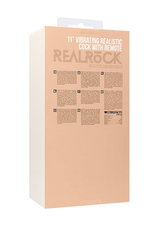 Real Rock - Vibrating Cock & Balls