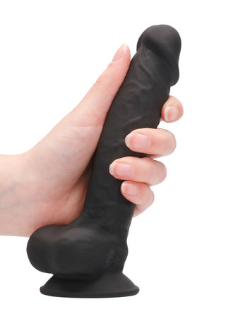 Real Rock Silicone Dildo With Balls