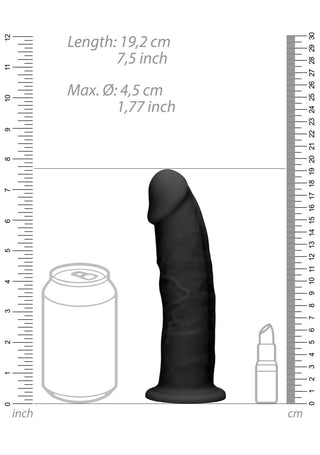 Real Rock Silicone Dildo Without Balls