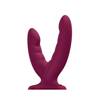 Fun Factory - Ryde - Double Dildo - Wine Red