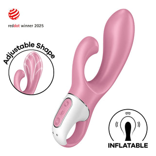 Satisfyer Air Pump Bunny 2 - Light Red