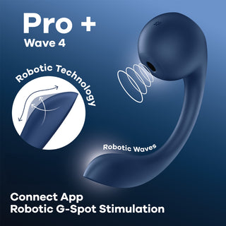 Satisfyer Pro+ Wave 4 - Dark Blue