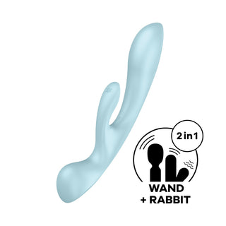 Satisfyer Triple Oh - Light Blue