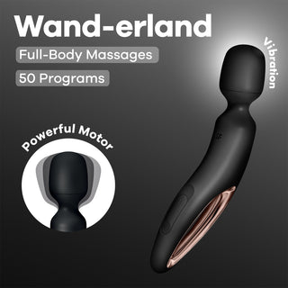 Satisfyer Wand-erland - Black/Rose Gold