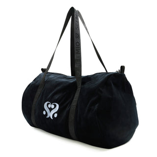 SEI MIO - Velvet Duffle Bag - Black