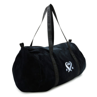 SEI MIO - Velvet Duffle Bag - Black