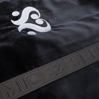 SEI MIO - Velvet Duffle Bag - Black