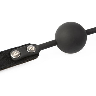 SEI MIO - Strictly Come Quietly - Soft Strap Silicone Ball Gag