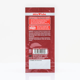 Skins Strawberry Water Based Lubricant