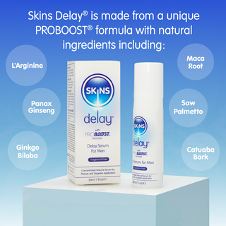 Skins Natural Delay Serum (fragrance free)