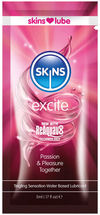 Skins Excite Tingling Water Based Lubricant