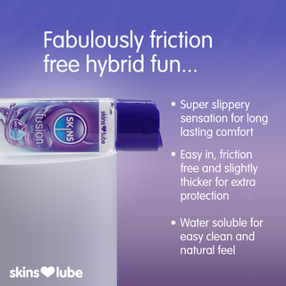 Skins Fusion Hybrid Silicone and Water Based Lubricant