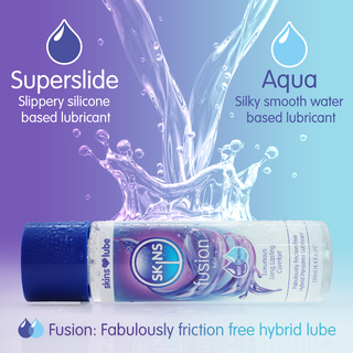 Skins Fusion Hybrid Silicone and Water Based Lubricant