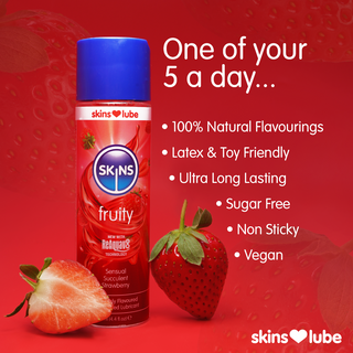 Skins Strawberry Water Based Lubricant
