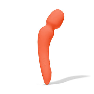 DAME - Min  Mini Wand Vibrator - Papaya