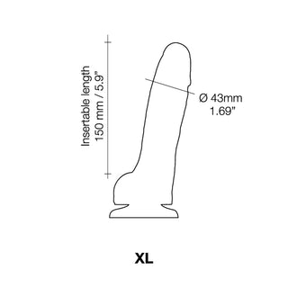 Strap On Me - Sliding Skin Realistic Dildo