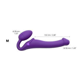 Strap On Me - Vibrating Bendable Strap-On