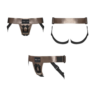 Strap On Me - Leatherette Harness Curious