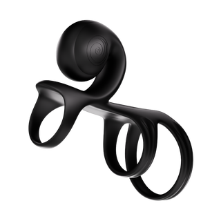 SVibe Snail JOVI ARC Couples Ring - Noir Haze