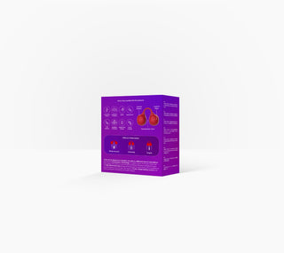 SVibe Snail TWINN Finger Vibrator - Cherry (Red) - NO APP