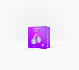 SVibe Snail TWINN Finger Vibrator - Lilac - APP
