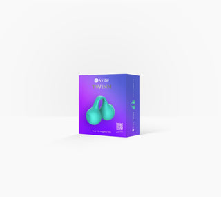 SVibe Snail TWINN Finger Vibrator - Teal (Tiffany) - APP